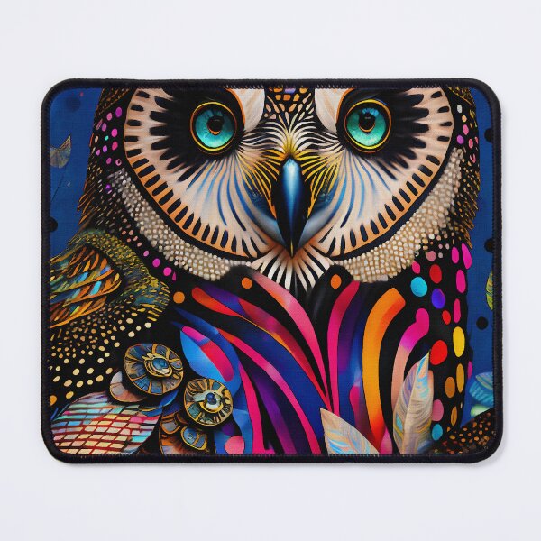 Item preview, the owl painter designed and sold by L. ROCHE.
