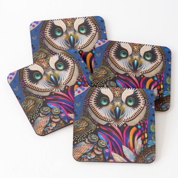 Item preview, the owl painter designed and sold by L. ROCHE.