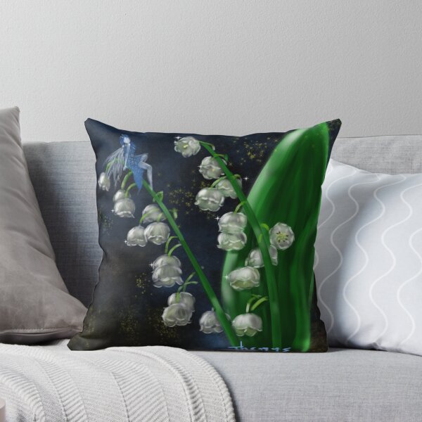 Item preview, blue fairy on lily of the valley designed and sold by Themys24.