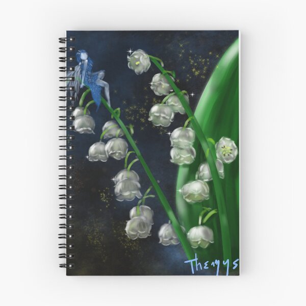Item preview, blue fairy on lily of the valley designed and sold by Themys24.