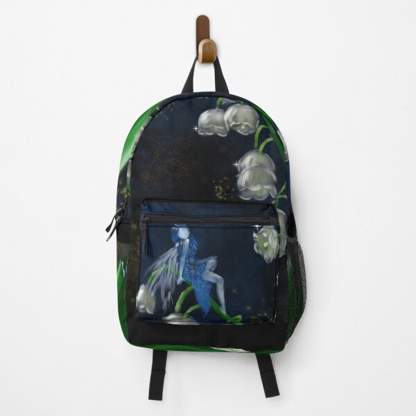 Item preview, blue fairy on lily of the valley designed and sold by Themys24.