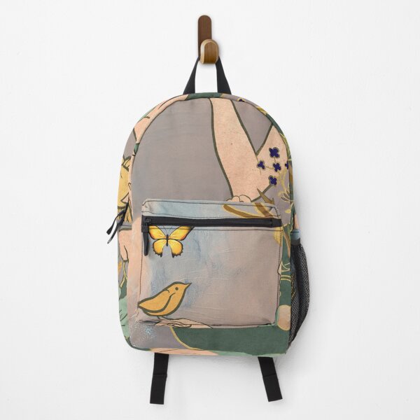 Item preview, a lady in the wild surrounded by bird and rabbit designed and sold by Ramyopam Hongchui.