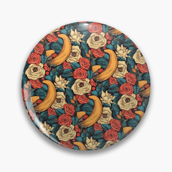 Item preview, Rose and Banana Pattern designed and sold by PatternBestFan.