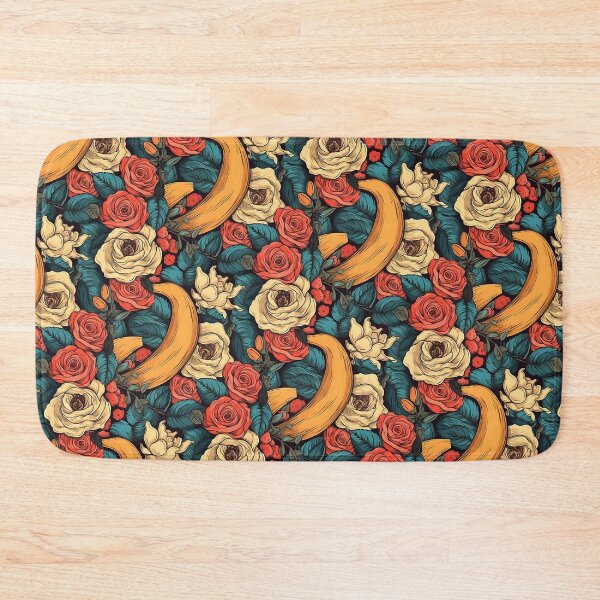 Item preview, Rose and Banana Pattern designed and sold by PatternBestFan.