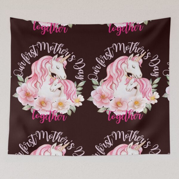 Item preview, Our first mother's day together _ Love Unicorn designed and sold by NexCreation.