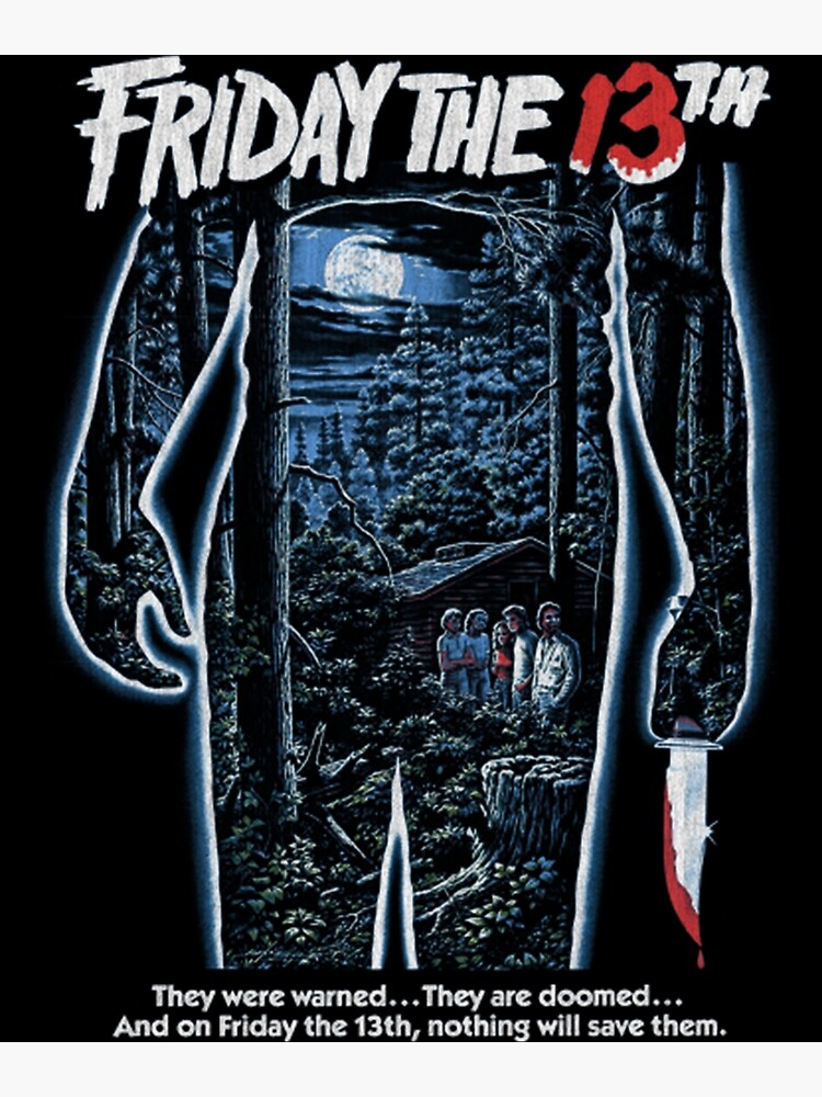 Friday the 13th 1980 VHS Poster Greeting Card for Sale by