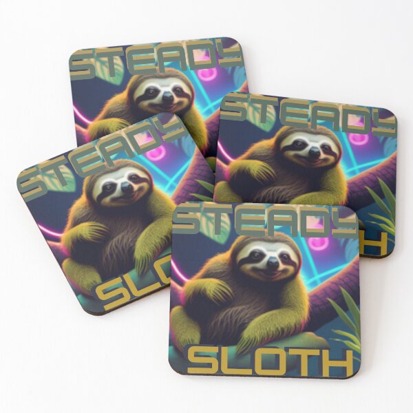 Item preview, Retro Steady Sloth designed and sold by PopularStuffs.