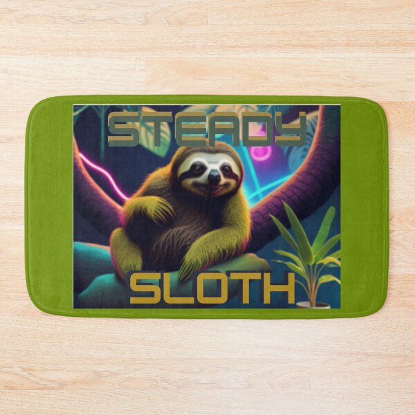 Item preview, Retro Steady Sloth designed and sold by PopularStuffs.