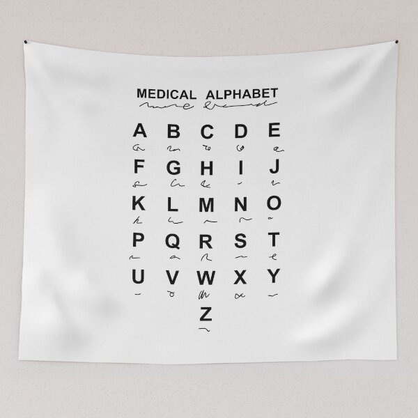 Item preview, Medical Alphabet designed and sold by Yeaha.