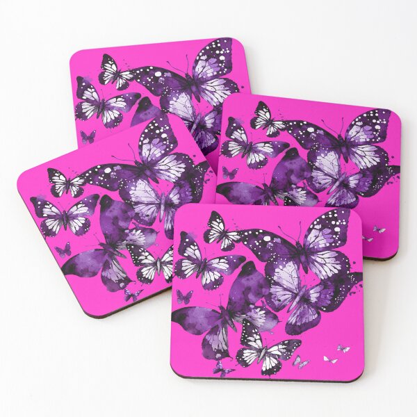 Item preview, Dark Pastel Vintage Watercolor Butterflies designed and sold by theWeppen.