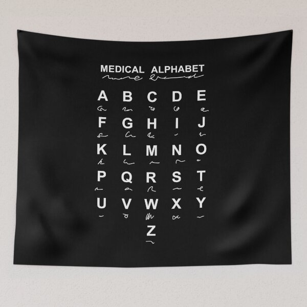 Item preview, Medical Alphabet designed and sold by Yeaha.