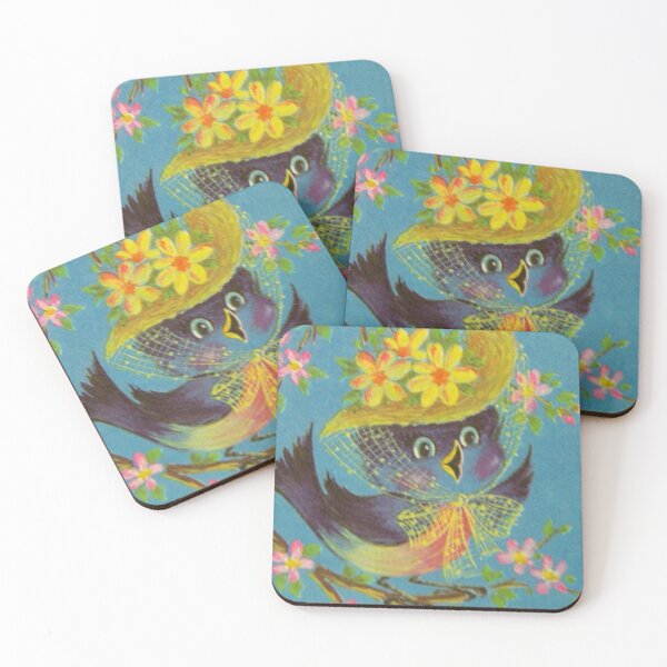 Item preview, Cute Retro Blue Bird With Hat designed and sold by DukeGroovy.