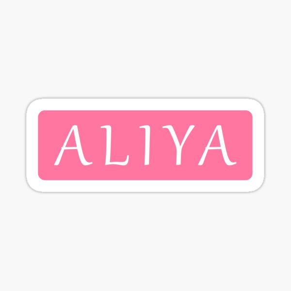 Aliya Stickers for Sale | Redbubble