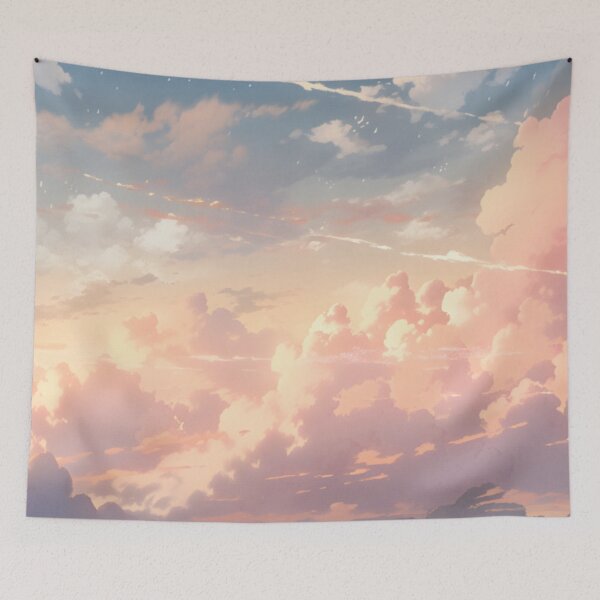 Item preview, Anime Clouds Sunset Landscape designed and sold by trajeado14.