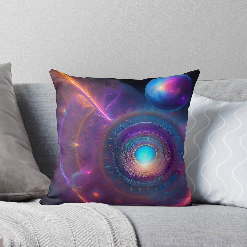 Item preview, Throw Pillow designed and sold by Mantra-tshirt.