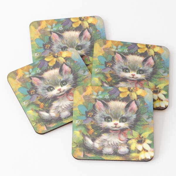 Item preview, Cute Retro Kitty designed and sold by DukeGroovy.