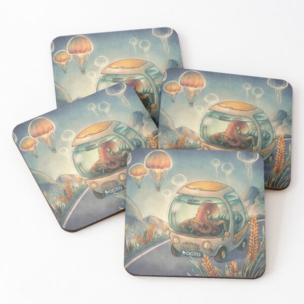 Item preview, Octopus Road Trip designed and sold by Mazarineart.