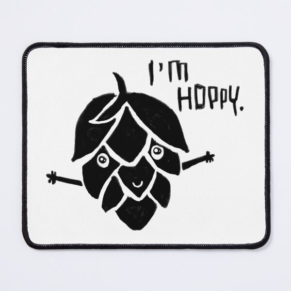 Item preview, Craft brewery pun, happy hoppy hops, Im hoppy  designed and sold by badlydrawnbabe.