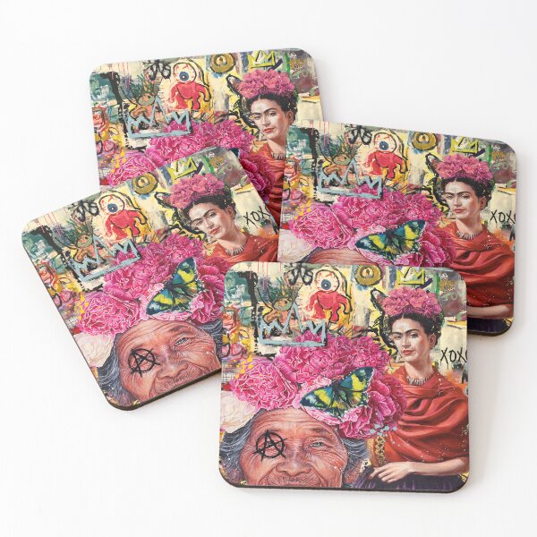 Item preview, Frida Kahlo pop art designed and sold by Helt-Sort.