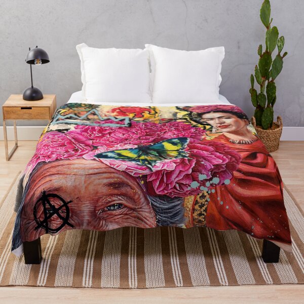 Item preview, Frida Kahlo pop art designed and sold by Helt-Sort.