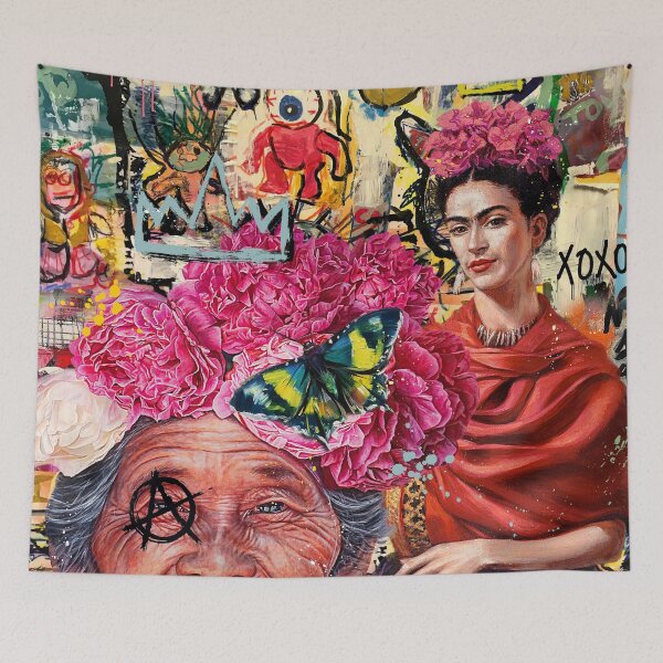 Item preview, Frida Kahlo pop art designed and sold by Helt-Sort.