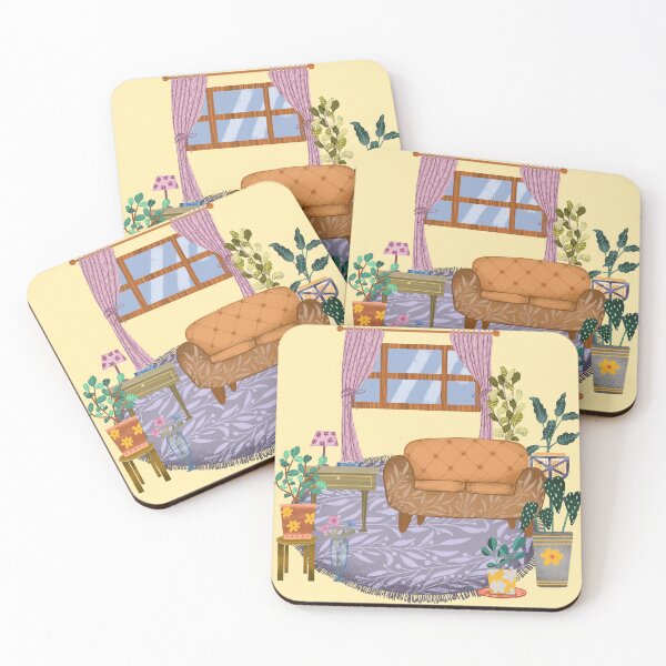 Item preview, Plant room illustration designed and sold by pinkyfish1010.