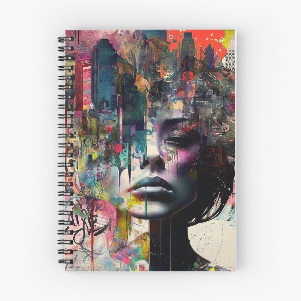 Aperçu de l'œuvre Pop art femme urbaine créée et vendue par Helt-Sort.