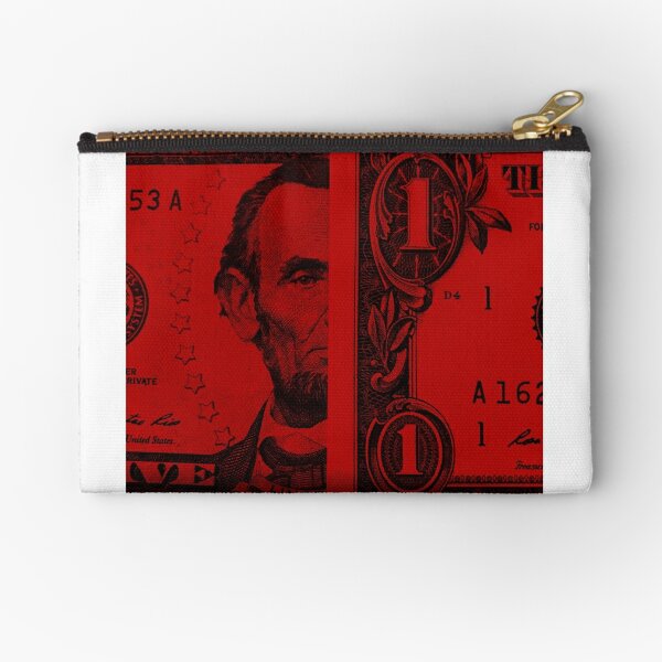 Five Dollars Zipper Pouches Redbubble - hollister madafaka roblox