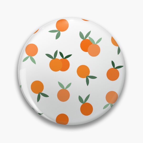 Item preview, Orange Fruit Pattern on White  designed and sold by OneThreeSix.