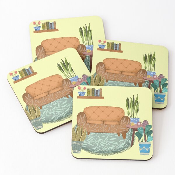 Item preview, Comfortable room illustration designed and sold by pinkyfish1010.