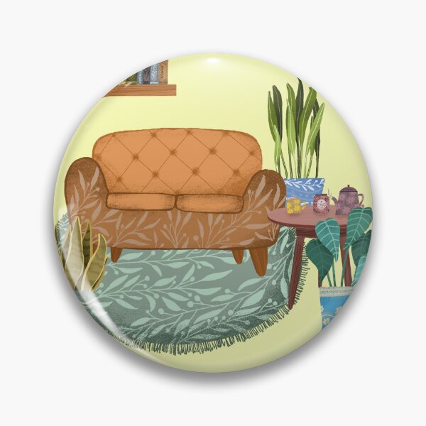 Item preview, Comfortable room illustration designed and sold by pinkyfish1010.