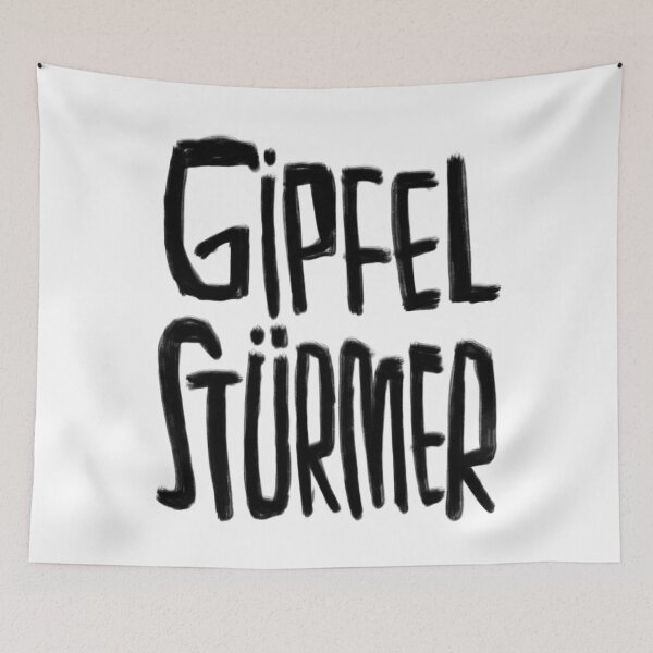 Item preview, Gipfel Stürmer, Gipfelstürmer, Bergsteiger, Wandern designed and sold by badlydrawnbabe.