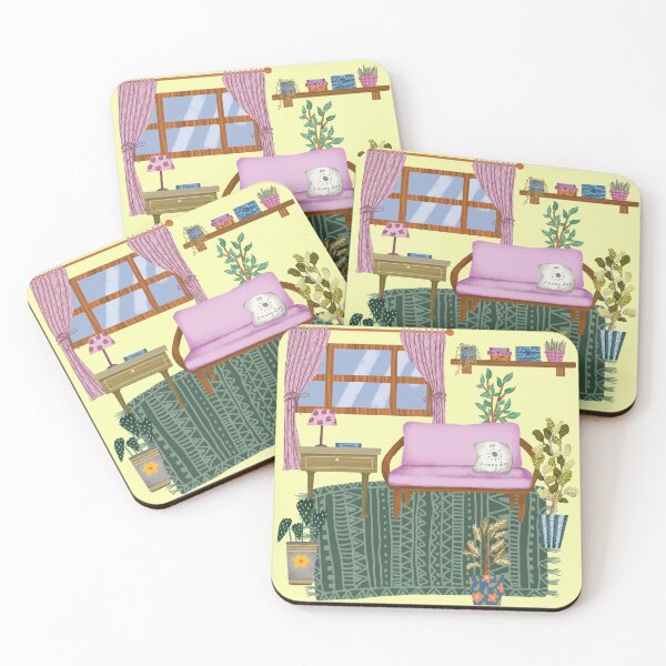 Item preview, My sweet home illustration designed and sold by pinkyfish1010.