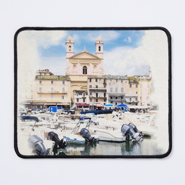 Item preview, Watercolor of église Saint Jean-Baptiste in Bastia designed and sold by FotoMahieu.