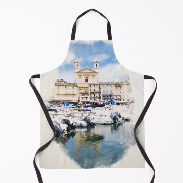 Item preview, Watercolor of église Saint Jean-Baptiste in Bastia designed and sold by FotoMahieu.