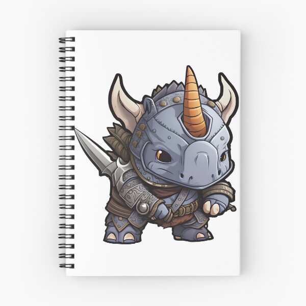 Item preview, Chibi Warrior Rhino designed and sold by ToxicDisign.