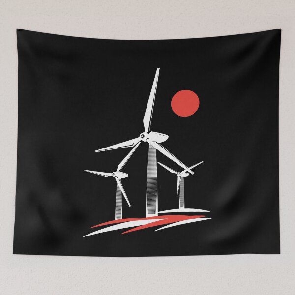 Item preview, Wind Turbine Wind Power Wind Energy designed and sold by MooonTees.