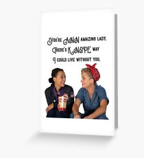 GALENTINES Greeting Card