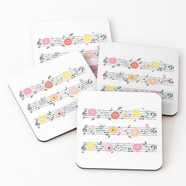 Item preview, Floral Musical  designed and sold by chillaxcats.