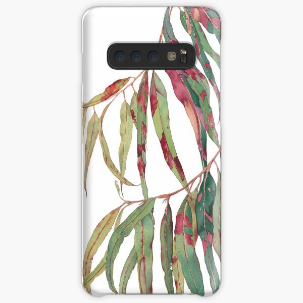 A touch of red - watercolour of eucalyptus branch Samsung Galaxy Snap Case
