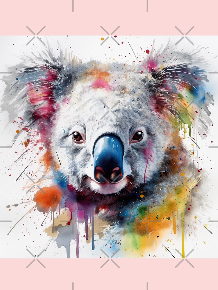 Watercolor Sweet Eyed Koala Art 14 Kids T-Shirt for Sale by FutureModelArt