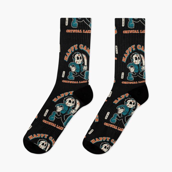 Item preview, Happy Camper - Vintage Distressed Retro Horror Cartoon designed and sold by Nemons.