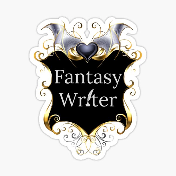 Item preview, Fantasy Writer Shield Emblem Background designed and sold by TheKnightWriter.