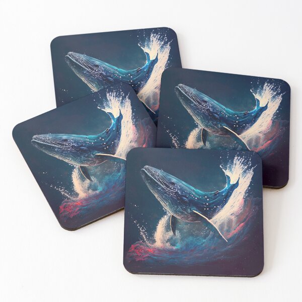 Item preview, A splash of a whale designed and sold by spellboundartd.