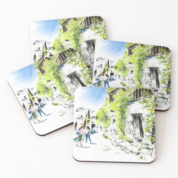 Item preview, Hallstatt stone house 10CP1110 designed and sold by CorneliaPilz.