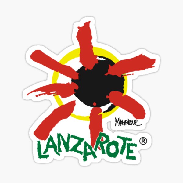 Lanzarote Reserva de la Biosfera (Biosphere Reserve) design.  Sticker