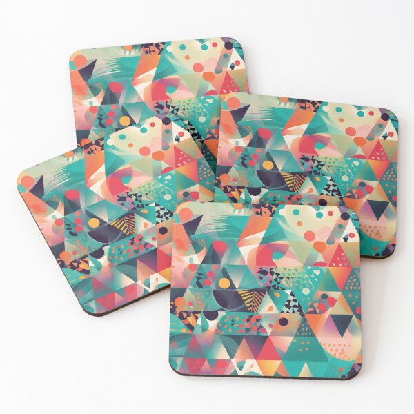 Item preview, Geometric Energy: Colorful Abstract Art Playful Modern Vibrant Patterns Contemporary  designed and sold by DigiNook.