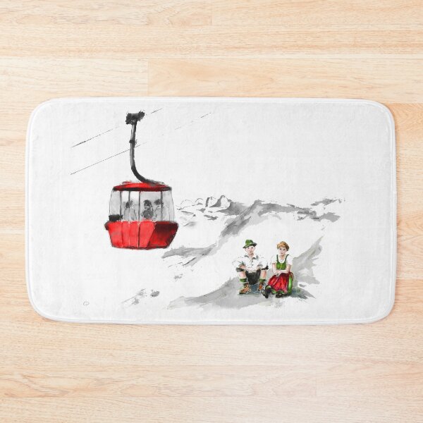 Item preview, Katrin cable car traditional costume couple colorful 10CP1130 designed and sold by CorneliaPilz.