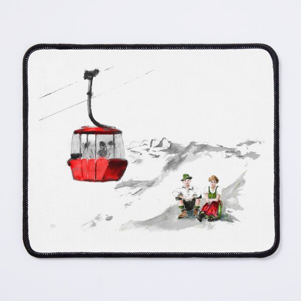 Item preview, Katrin cable car traditional costume couple colorful 10CP1130 designed and sold by CorneliaPilz.