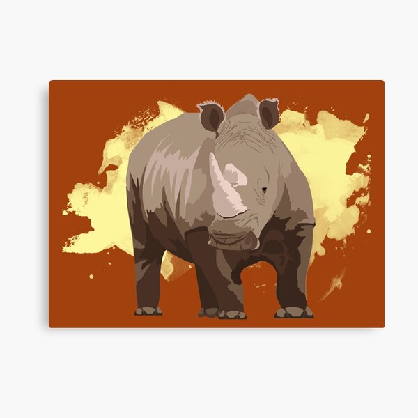 Rhino Canvas Print
